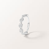 Bague Majesté en or blanc et Diamant de laboratoire 