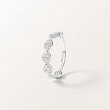 Bague Majesté en or blanc et Diamant de laboratoire 
