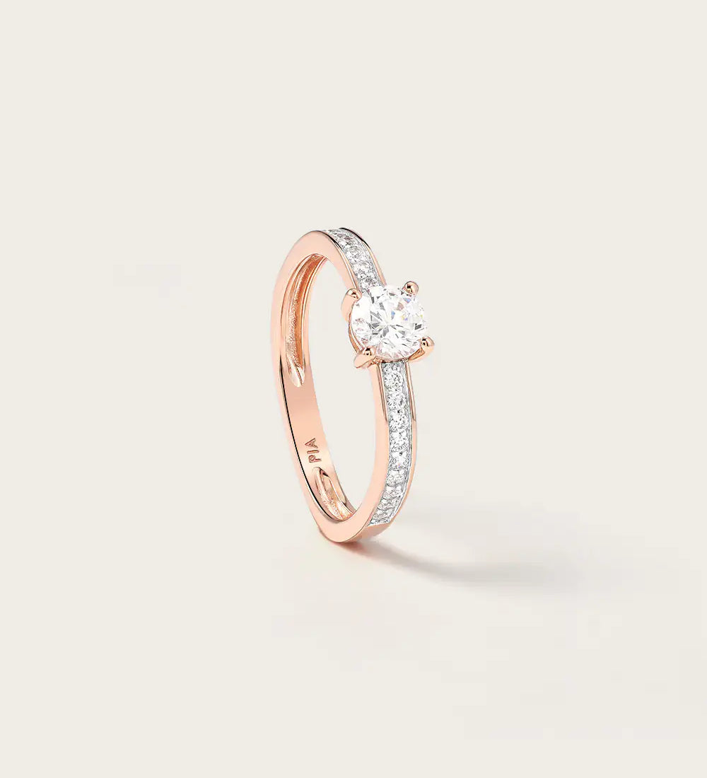Bague Cléa en Or Rose