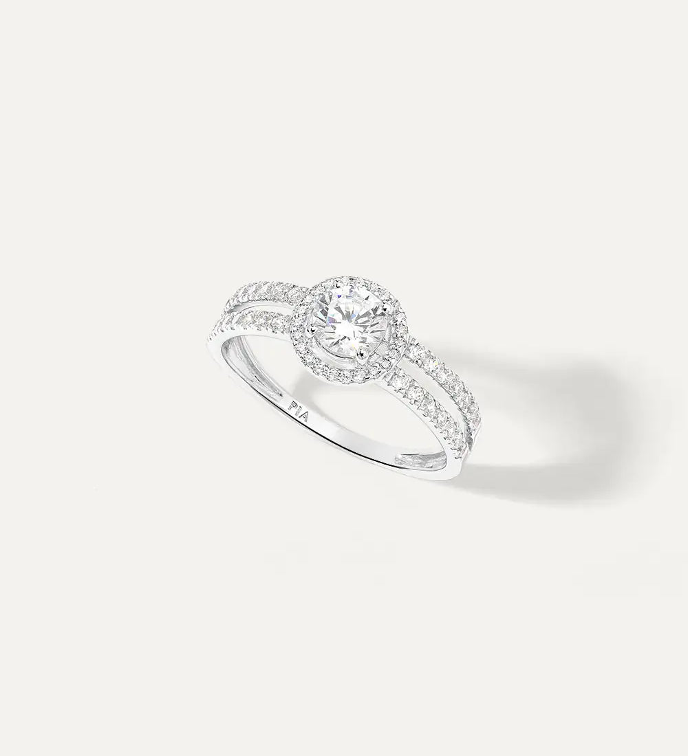 Bague Aurora Or blanc