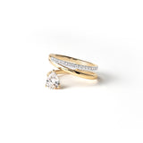 Bague Alba 0.85 carat en Or Jaune