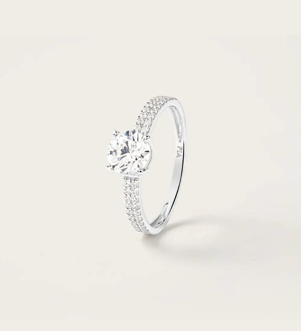 Bague Céleste en Or blanc