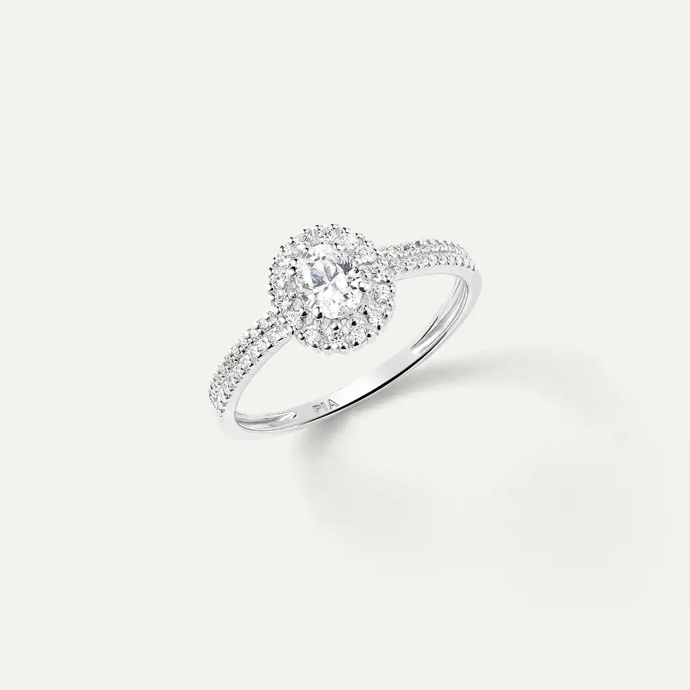 Bague Hanae en Or blanc