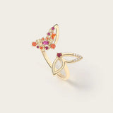 Bague Lila Rosée en Or Jaune