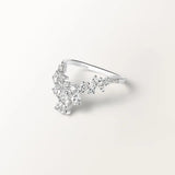 Bague Lou 1.36 carats en or blanc et diamant de synthèse