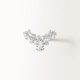 Bague Lou 1.36 carats en or blanc et diamant de synthèse