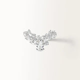 Bague Lou 1.36 carats en or blanc et diamant de synthèse