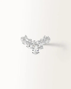 Bague Lou 1.36 carats en or blanc et diamant de synthèse