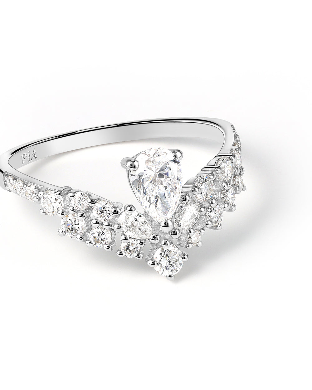 Bague Grâce 0.91 carat en or blanc