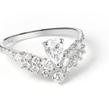 Bague Grâce 0.91 carat en or blanc