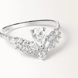 Bague Grâce 0.91 carat en or blanc et diamant de synthèse