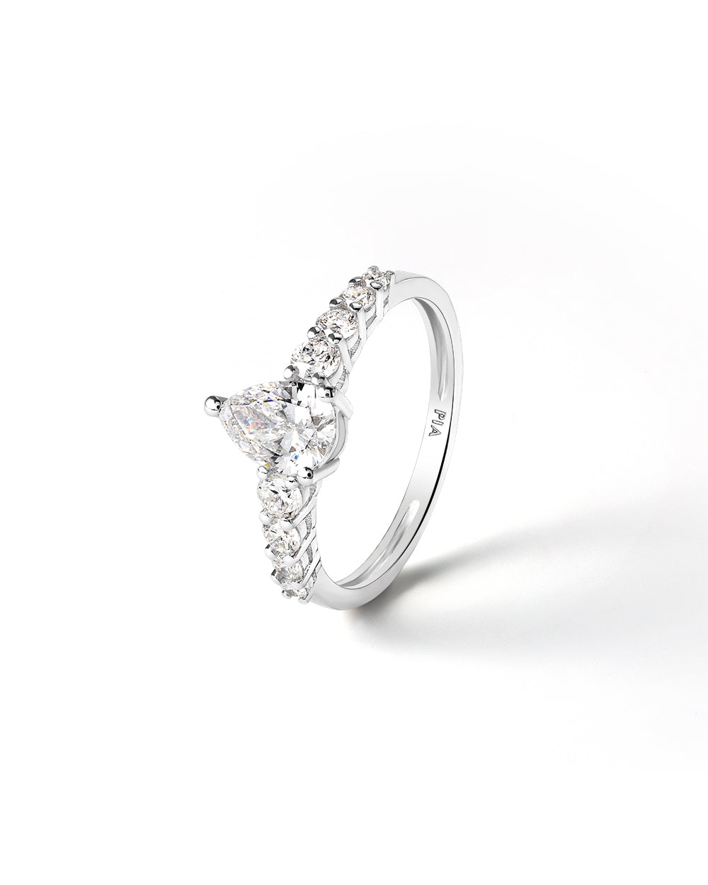 Bague Diana 1.06 carats en or blanc