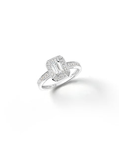 Bague Oriane 0.922 carat en Or Blanc