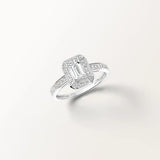 Bague Oriane 0.922 carat en Or Blanc et diamant de synthèse