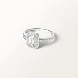 Bague Oriane 0.922 carat en Or Blanc et diamant de synthèse