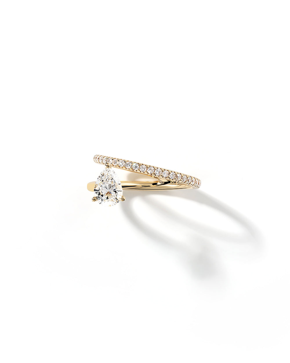 Bague Angélique 0.89 carat en Or Jaune