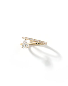 Bague Angélique 0.89 carat en Or Jaune