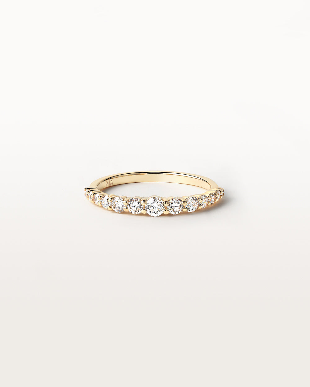 Bague Elya 0.5 carat en Or Jaune et diamant de synthèse