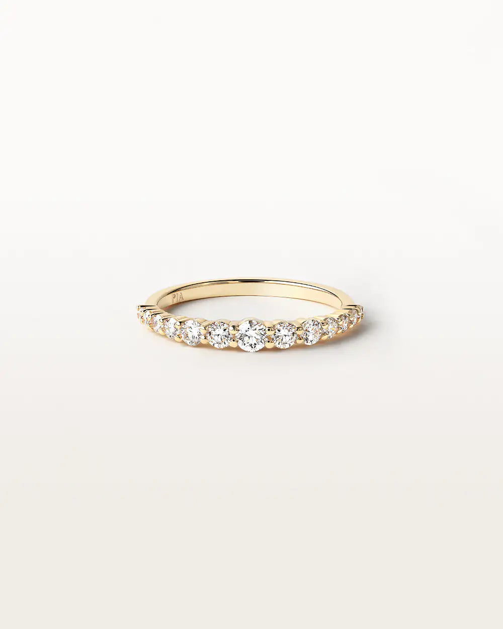 Bague Elya 0.5 carat en Or Jaune et diamant de synthèse