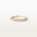 Bague Elya 0.5 carat en Or Jaune et diamant de synthèse