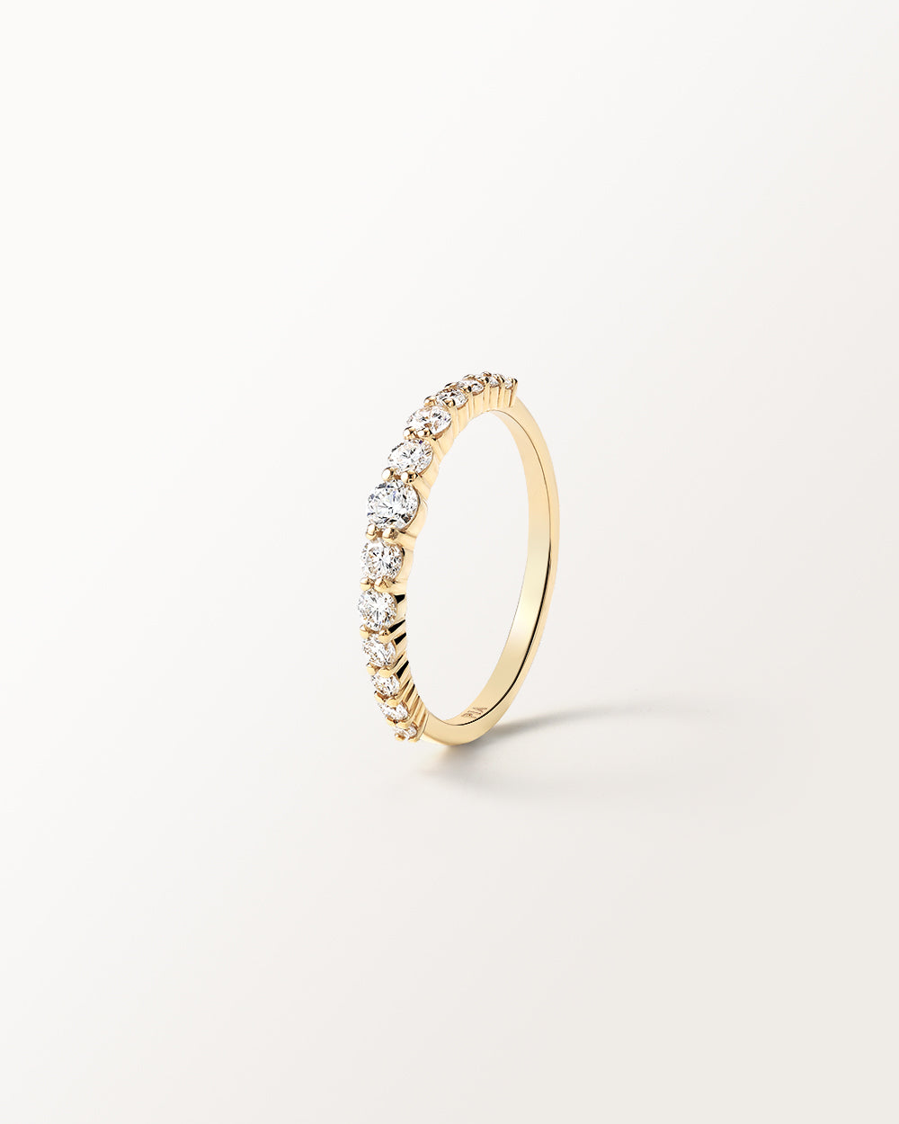 Bague Elya 0.5 carat en Or Jaune et diamant de synthèse