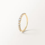 Bague Elya 0.5 carat en Or Jaune et diamant de synthèse