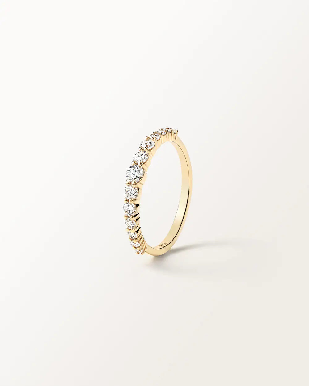 Bague Elya 0.5 carat en Or Jaune et diamant de synthèse