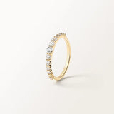 Bague Elya 0.5 carat en Or Jaune et diamant de synthèse