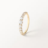 Bague Elya 1 carat en or jaune et diamant de synthèse