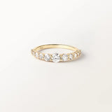 Bague Elya 1 carat en or jaune et diamant de synthèse