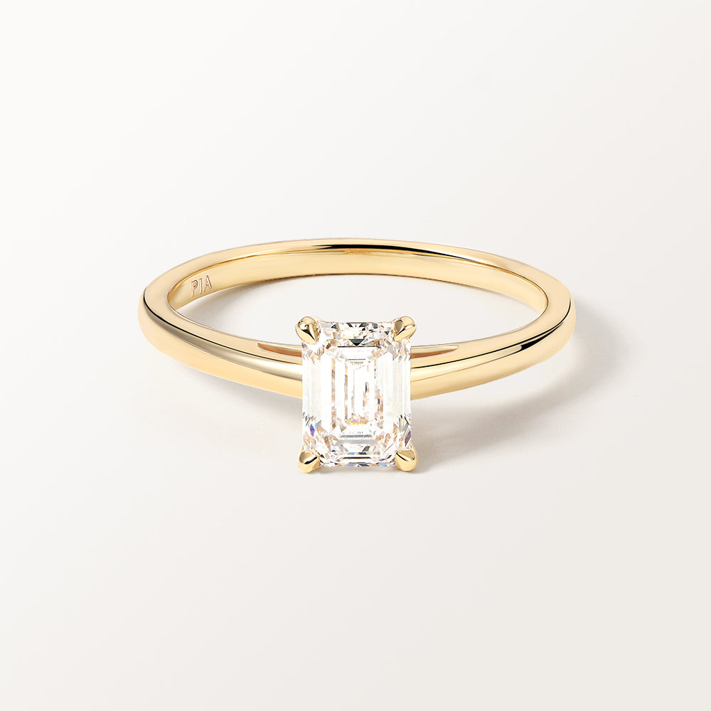 Bague Eleonore 1 carat en or jaune
