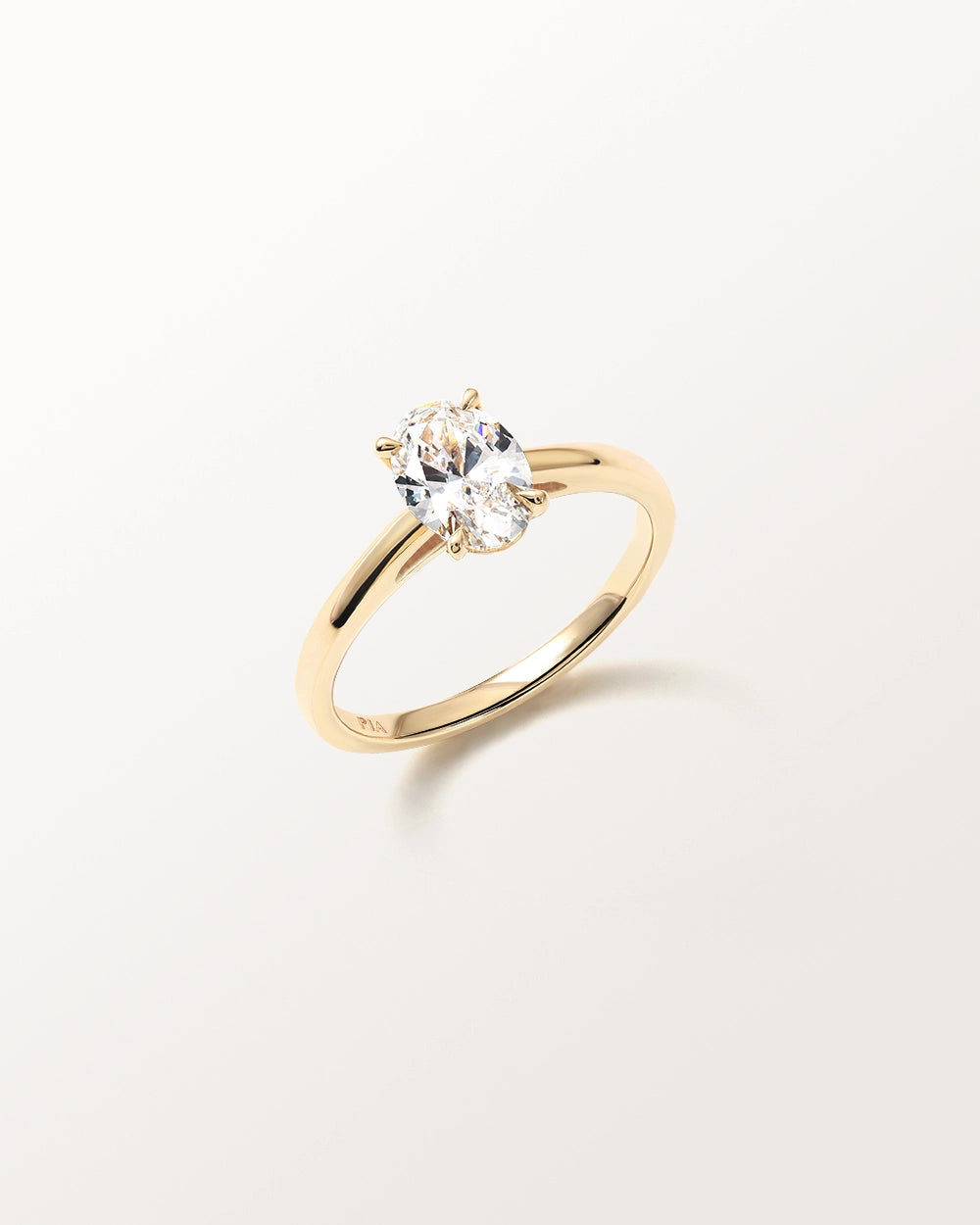 Bague Victoire 1 carat en or jaune