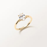 Bague Victoire 1 carat en or jaune