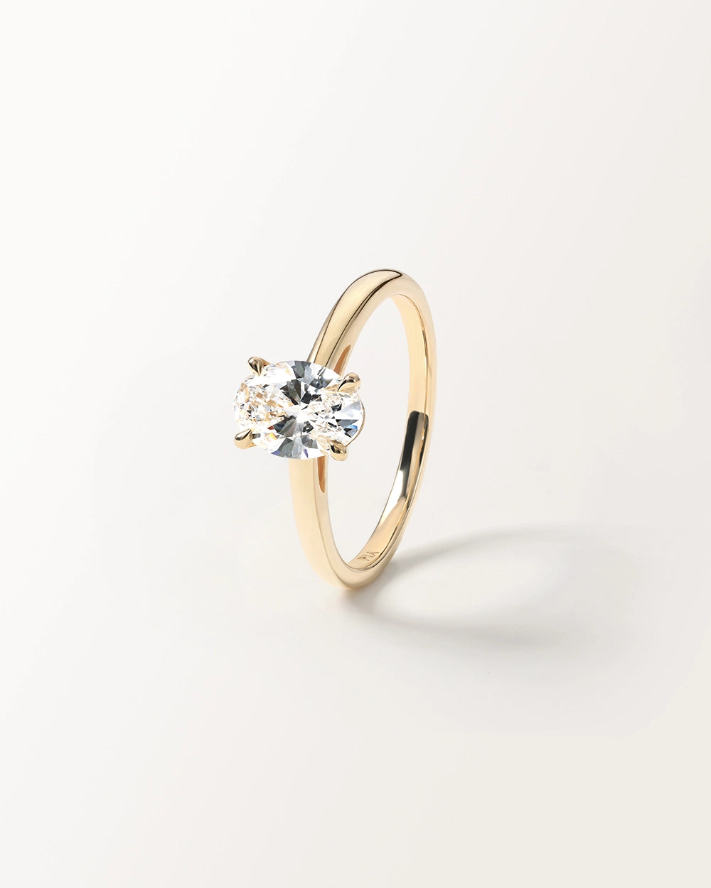 Bague Victoire 1 carat en or jaune