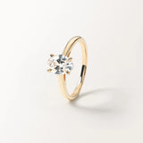 Bague Victoire 1 carat en or jaune