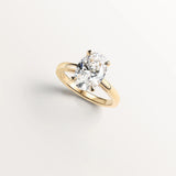 Bague Victoire 3 carats or jaune