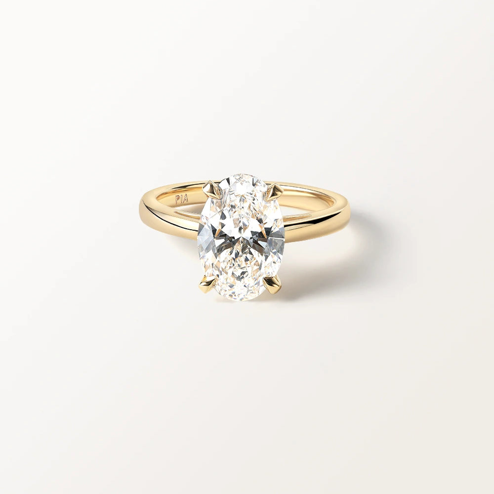 Bague Victoire 3 carats or jaune