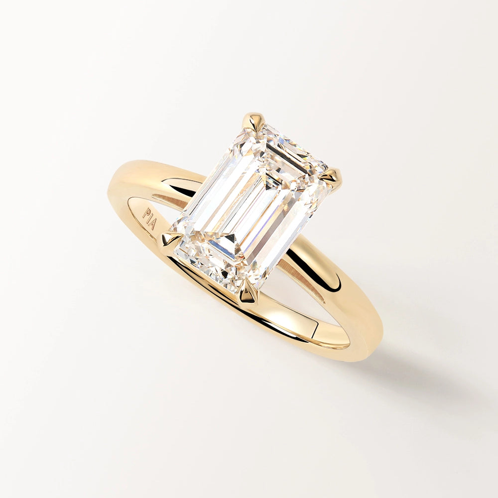 Bague Eleonore 3 carats en or jaune