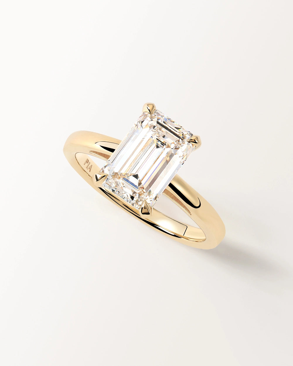 Bague Eleonore 3 carats en or jaune