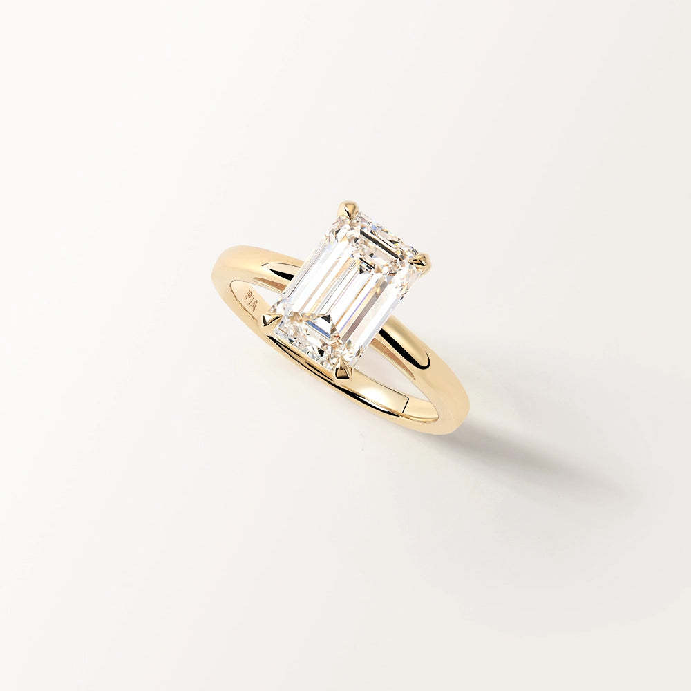 Bague Eleonore 3 carats en or jaune