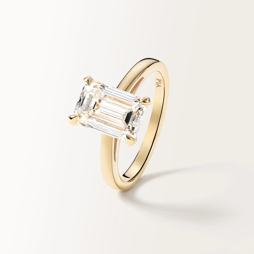 Bague Eleonore 3 carats en or jaune