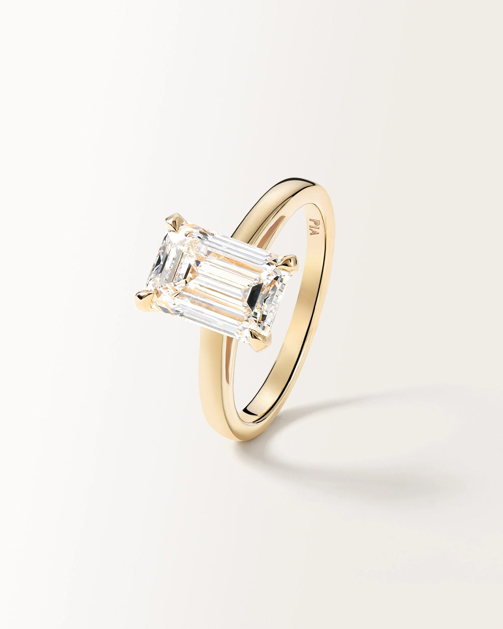 Bague Eleonore 3 carats en or jaune