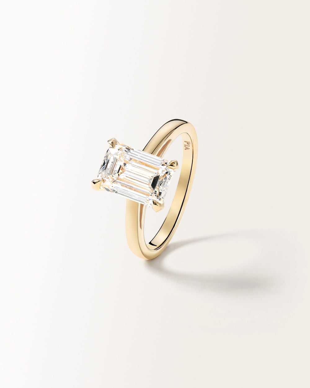 Bague Eleonore 3 carats en or jaune