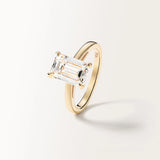 Bague Eleonore 3 carats en or jaune