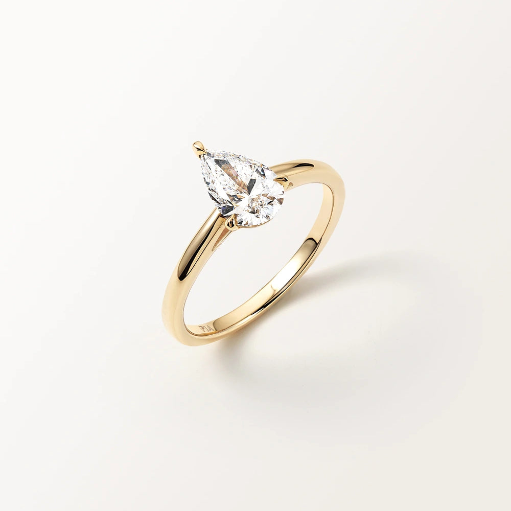 Bague Gaia 1 carat en or jaune