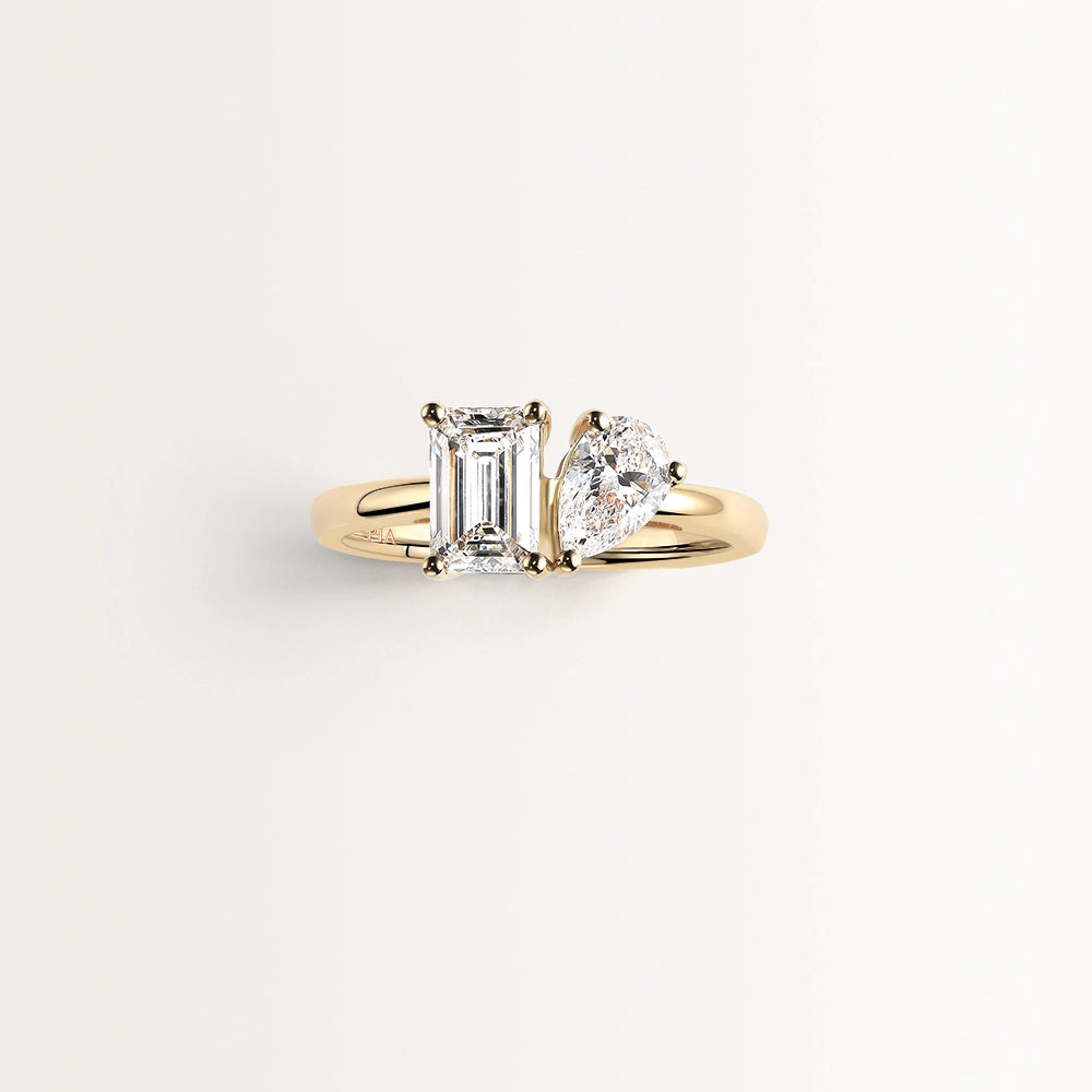 Bague Aria 1.50 carats en or jaune