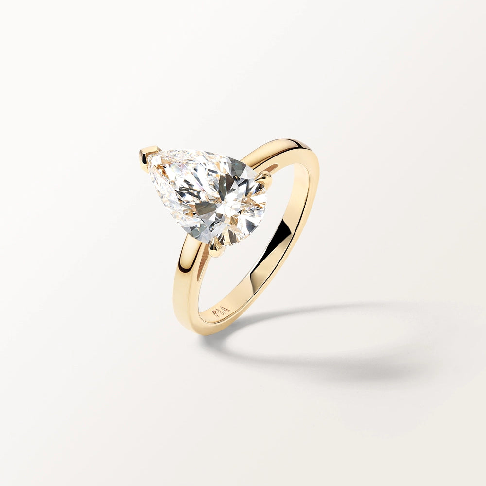Bague Gaia 3 carats en or jaune