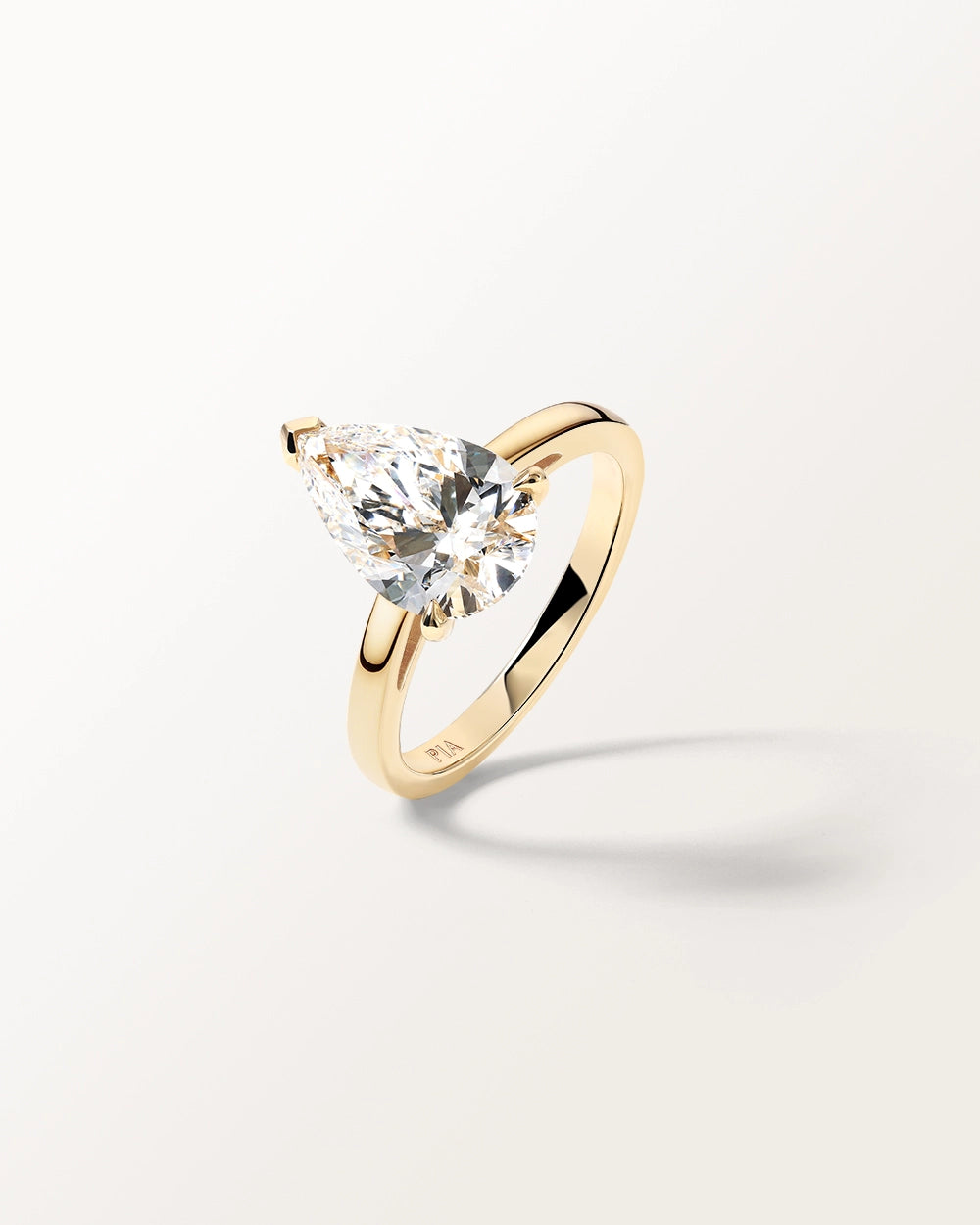 Bague Gaia 3 carats en or jaune