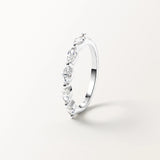 Bague Jade 0.65 carat en or blanc