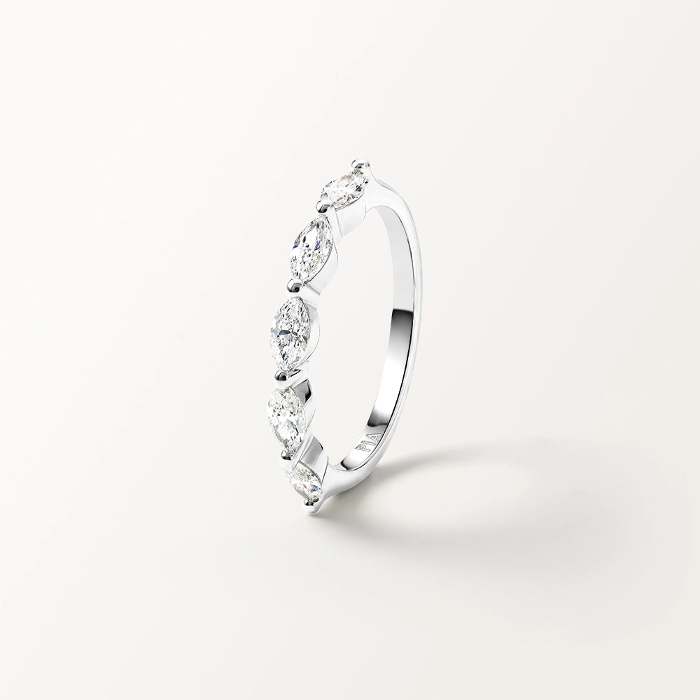 Bague Jade 0.65 carat en or blanc